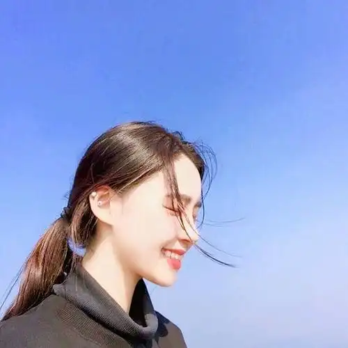 蓝色女头 女生头像 欧美头像