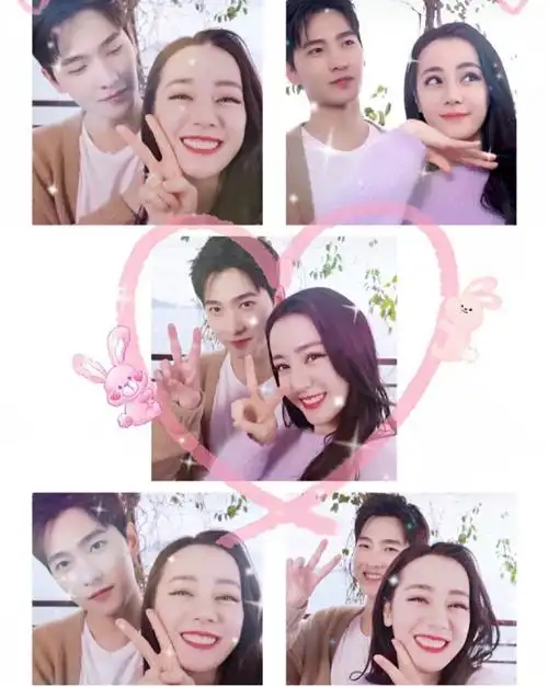 你们太甜了杨洋热巴一起比个耶70吧