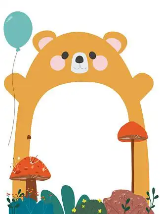 幼 i>儿 /i>园 i>儿 /i> i>童 /i>卡通异形拍照框