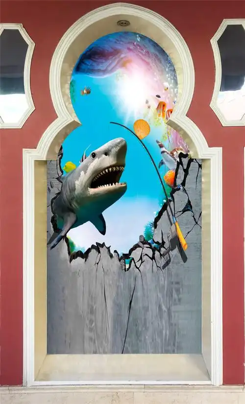 让你身临其境的3d立体画是怎样画的?__凤凰网