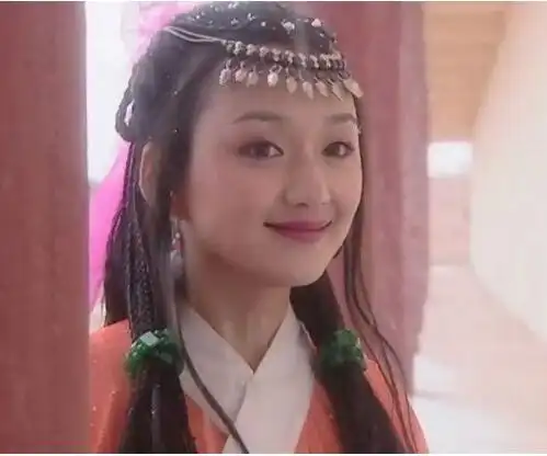 还有一部作品就是《侠客行》中章艳敏饰演的白阿秀一角,剧中的章艳敏