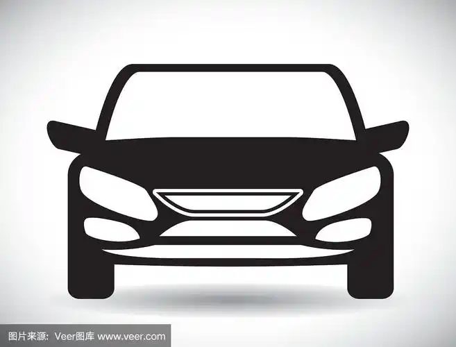 黑色汽车图标交通设计