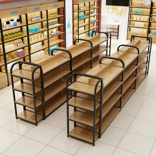 中岛柜展示柜展示台货架置物架便利店多层母婴店超市零食化妆品架