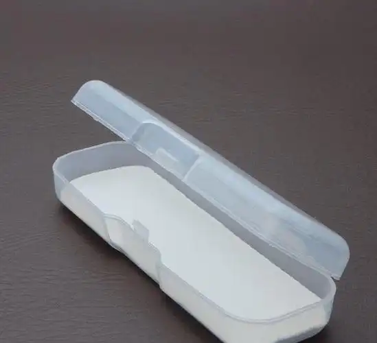 供应 时尚 透明眼镜盒 白色塑料眼镜盒 塑料硬盒配老花镜所用