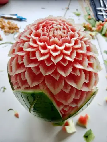 食品雕刻教学,喜欢的朋友欢迎联系