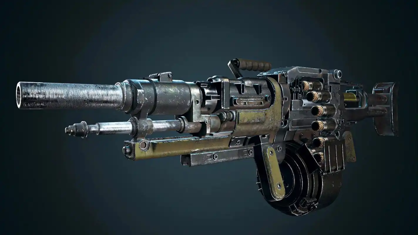 建模欣赏:一组武器建模设计,榴弹发射器,by tomi v01is01nen.