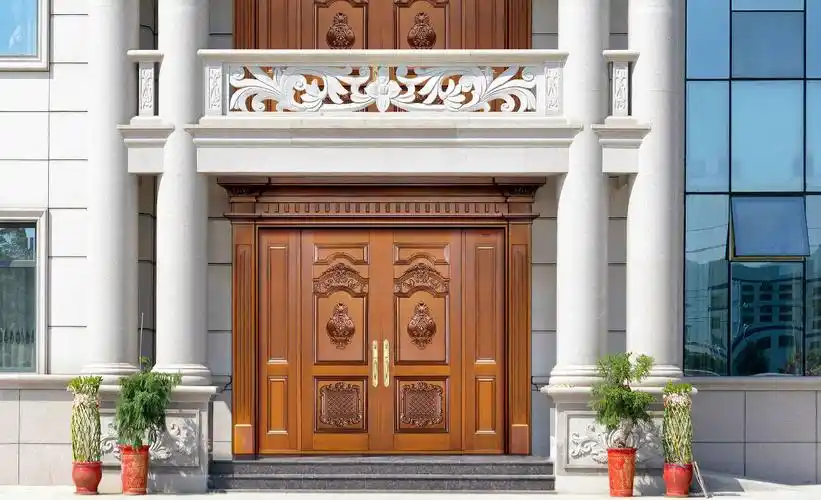 l002名流世家别墅铜门豪华铜门四开铜门