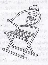 清朝家具简笔画