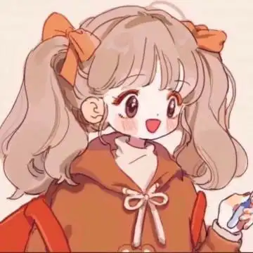 简约手绘二次元可爱闺蜜头像