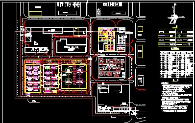 炼油厂新建建筑装置平面设计图