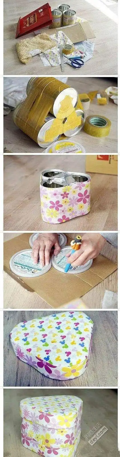 把奶粉桶废物利用变为宝,很实用.一起来diy做个能干妈