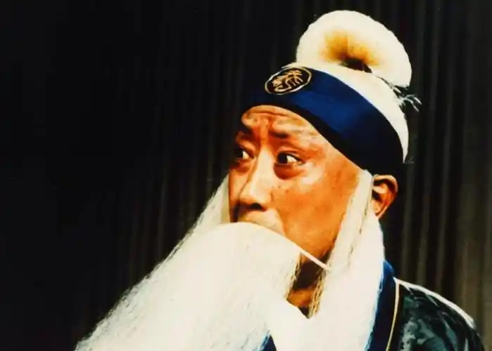 似乎这是那个风流倜傥的马连良,又似乎这就是忍辱负重舍亲生救孤儿的