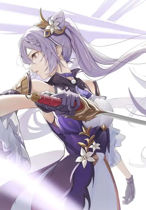 插画搬运帅气的刻晴