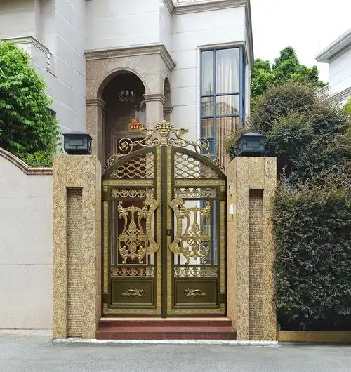 铝艺庭院大门如何选择颜色和样式呢?