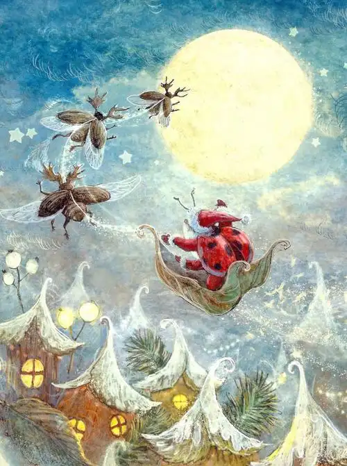 插画:插画家galina egorenkova作品-梦幻唯美的童话世界