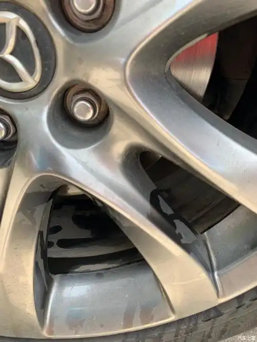 【图】轮毂轮胎这里漏油_阿特兹论坛_汽车之家论坛