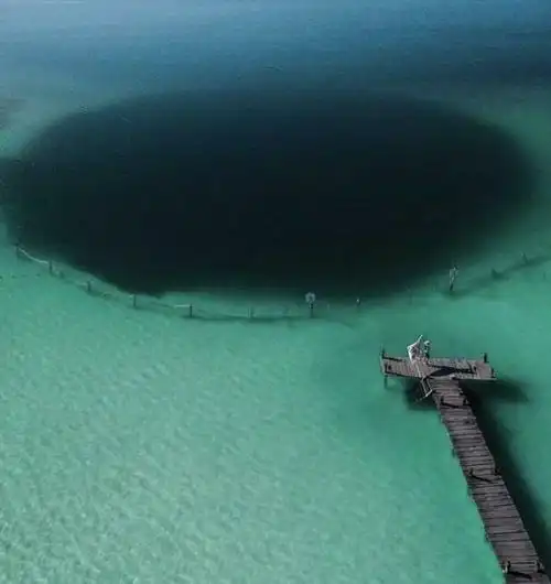 网友分享深不见底的海洋 奇潭照!