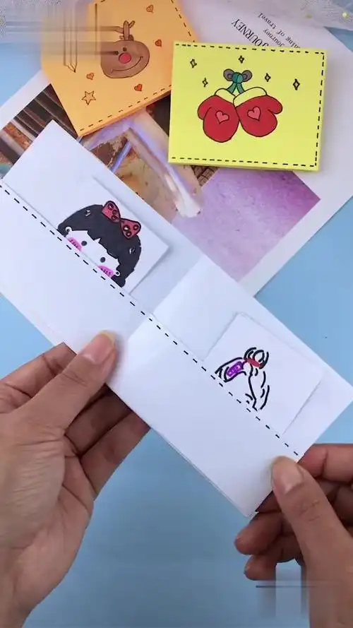 太可爱了幼儿手工 创意手工 儿童手工 手工折纸 折纸教程 折纸钱包