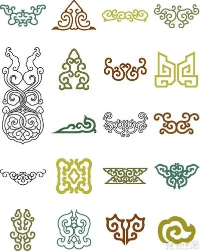 03 [eps]水火云图腾花纹矢量素材