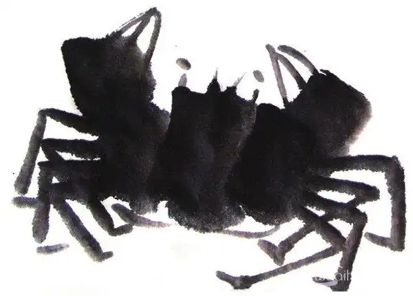 国画螃蟹的绘画技法(5)