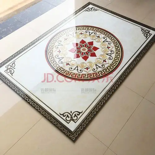 客厅地板砖瓷砖拼花800x800 欧式餐厅地毯砖拼图新款过道入户玄关