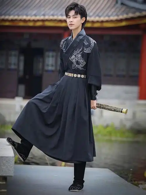 明朝汉服男装锦衣卫飞鱼服古装长袍表演服影视男锦衣之下同款武侠捕快