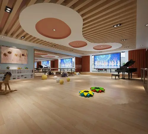瑞城幼儿园之音乐舞蹈室装修效果图