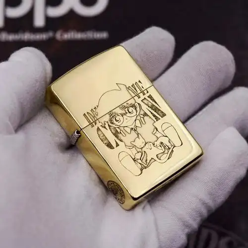 图案不会掉,五面图案,空白地方可以刻字,送人很有意义,,#zippo打火机