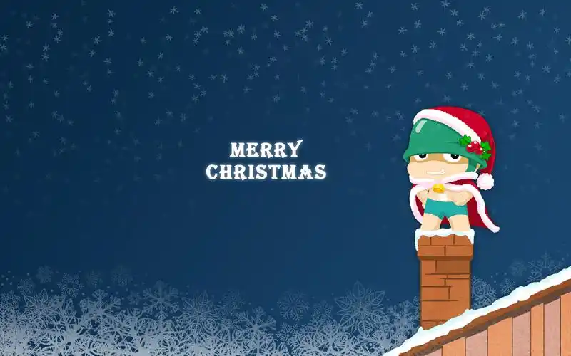 炮炮兵圣诞图片宽屏电脑桌面主题壁纸图片