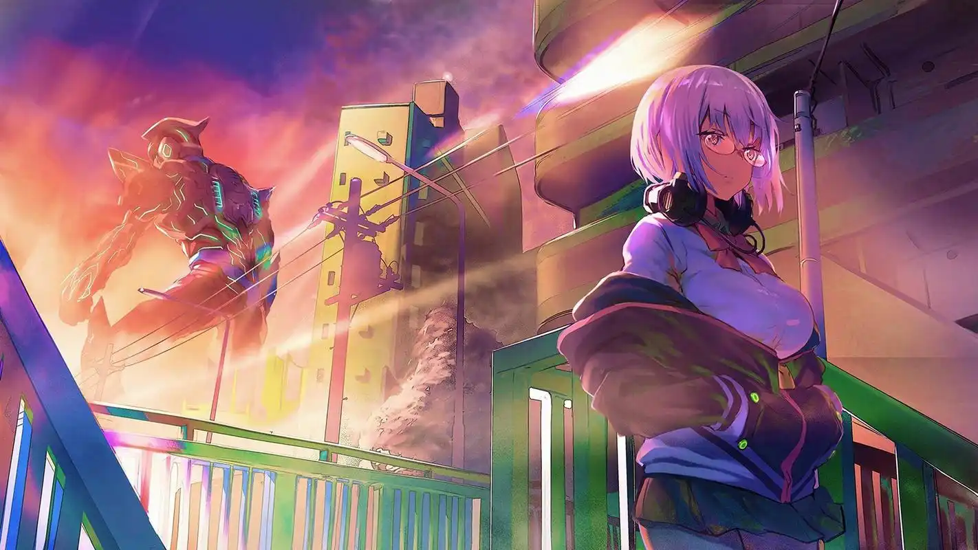 性感动漫美女插画桌面壁纸高清大图预览1920x1080_卡通动漫下载_美桌