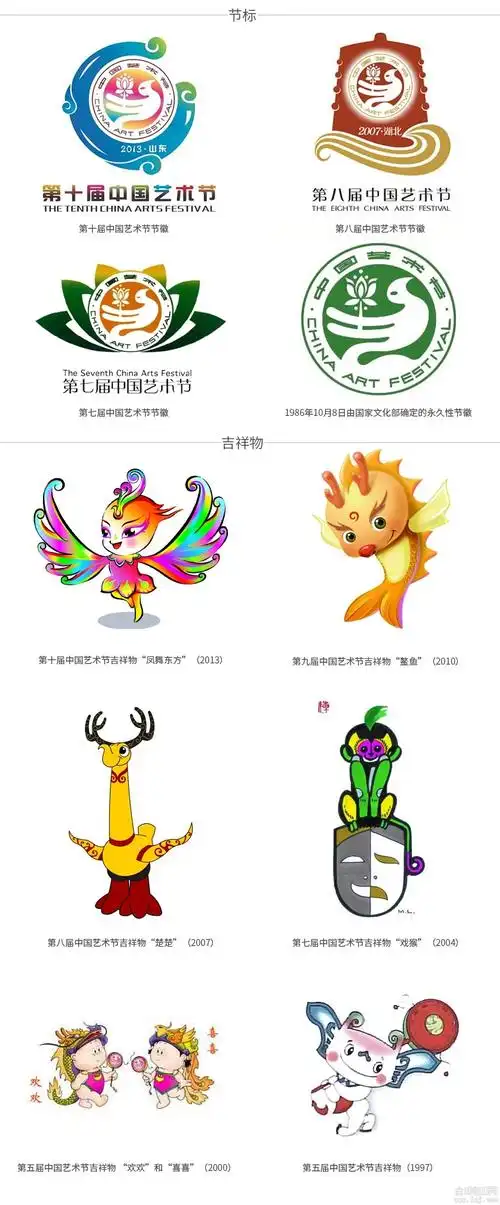 第十一届中国文化艺术节节徽,吉祥物和海报