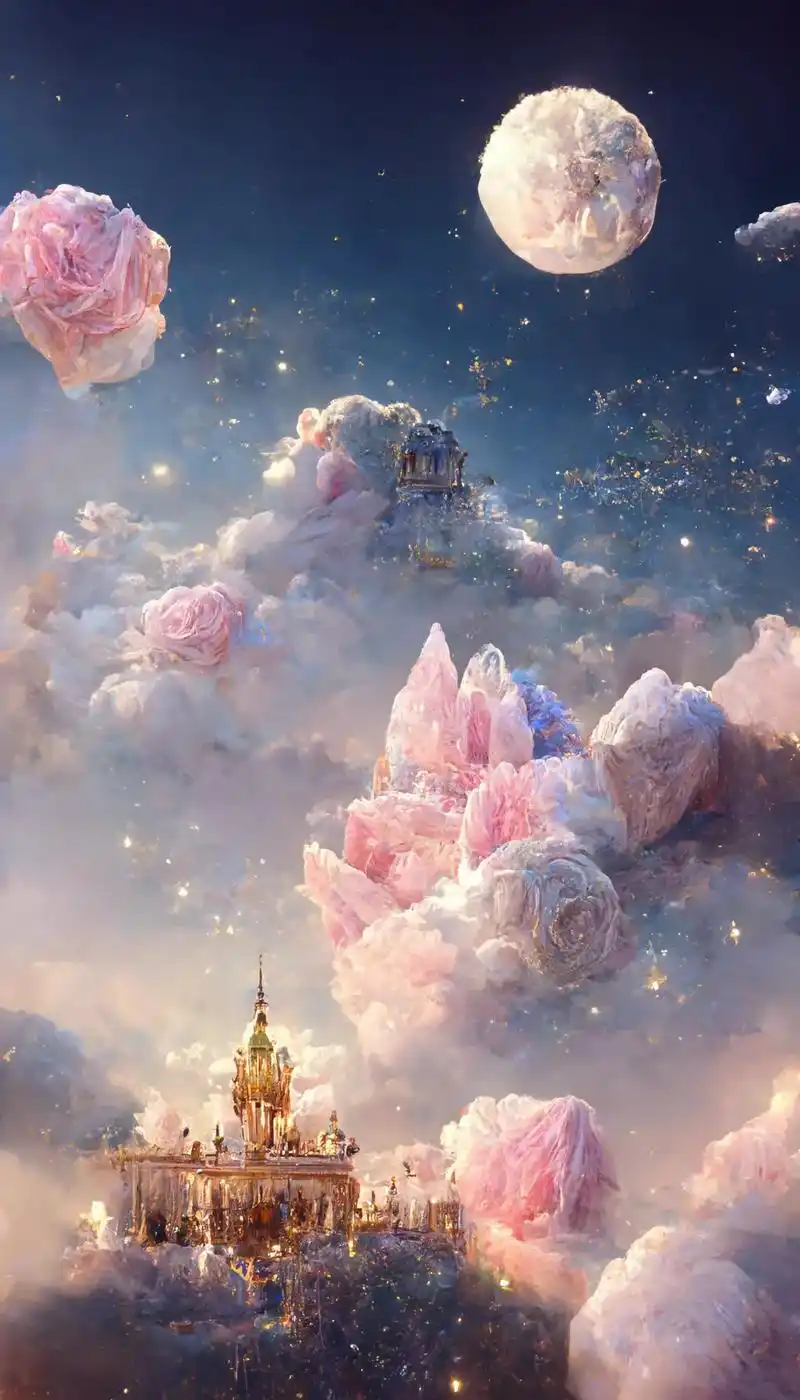 秋天梦中棉花糖城堡,甜甜蜜蜜地!#浪漫 #手机壁纸 #抖音图 - 抖音