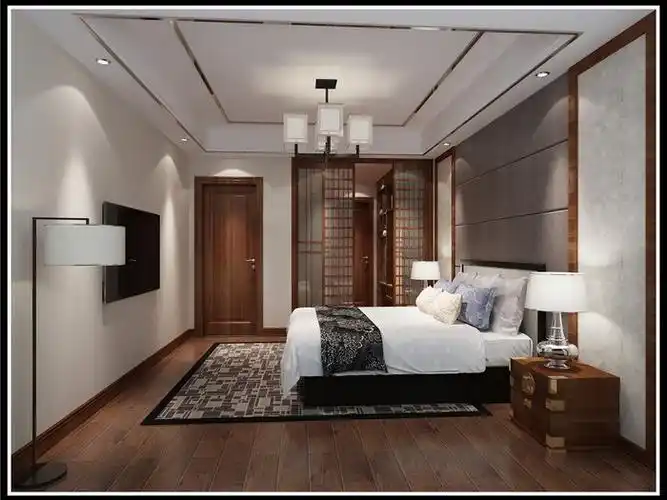 中式风格-136平米三居室-装修样板间