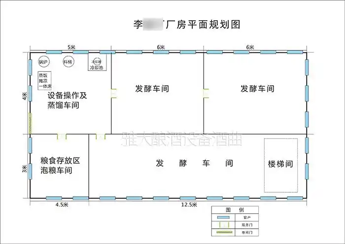 2019用蒸汽酿酒设备开酒厂厂房这样布局更省钱