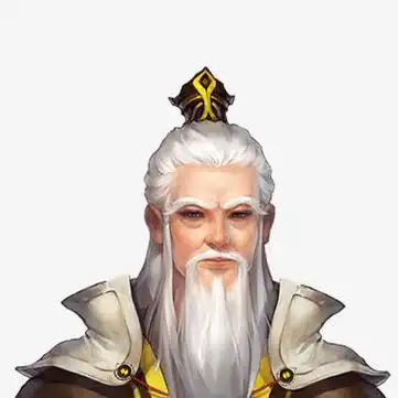 白发老者古风立绘人物素材免费下载_觅元素