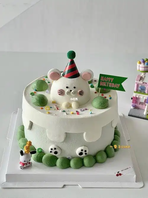 蛋糕定制  #蛋糕  #可爱小动物蛋糕  #鼠宝宝蛋糕  #鼠宝宝生日蛋糕