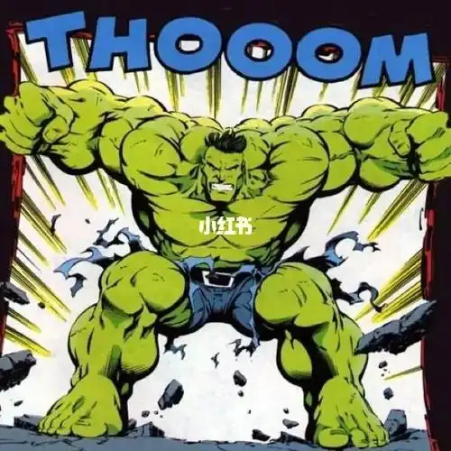 动漫绿巨人手绘