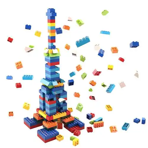 乐高积木儿童小颗粒diy拼装小孩拼插拼图3-8周岁男孩女孩益智玩具