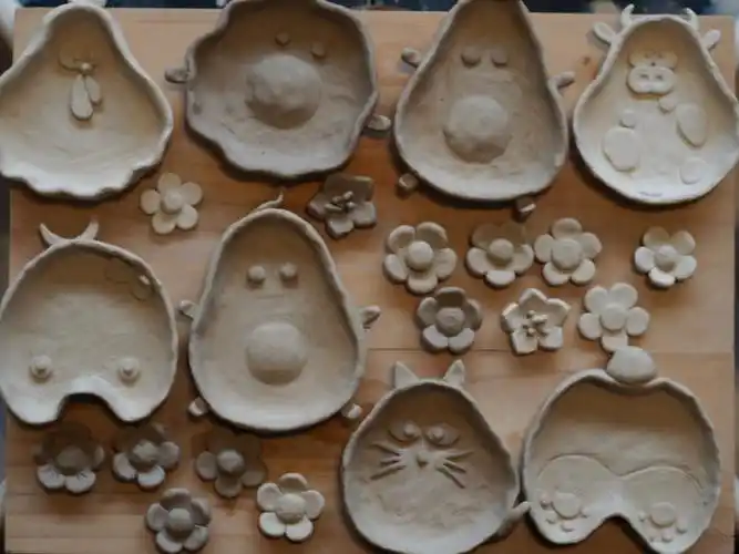 木子陶艺丨手捏动物盘