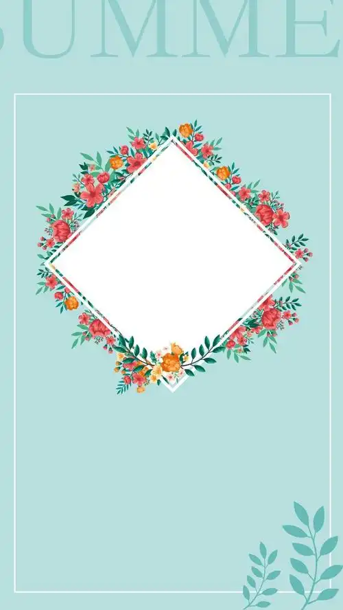 简约夏日新品上市h5背景- html素材网