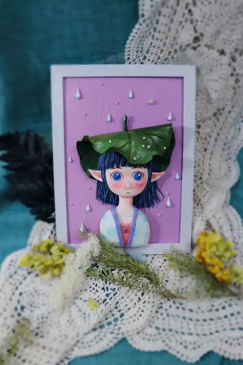 超轻粘土浮雕画～|手工艺|其他手工艺|艺然手作 - 原创作品 - 站酷