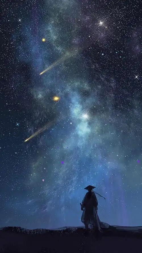 分享:很美的古风星空壁纸!