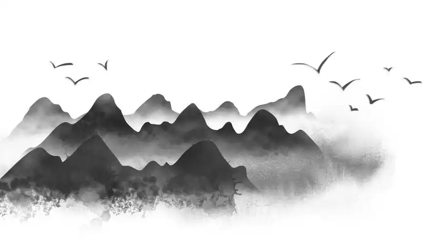 中国风水墨元素设计