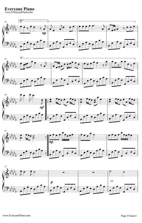 you钢琴谱-dai-寒蝉鸣泣之时解目明篇ed3