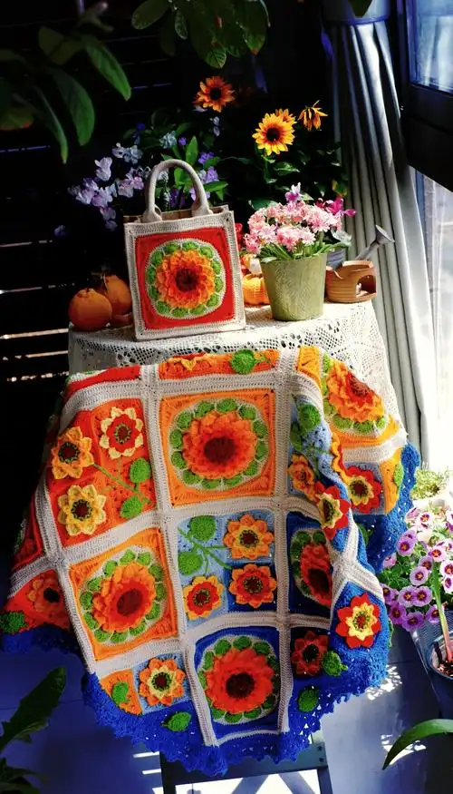 0315100款钩针床单设计41566