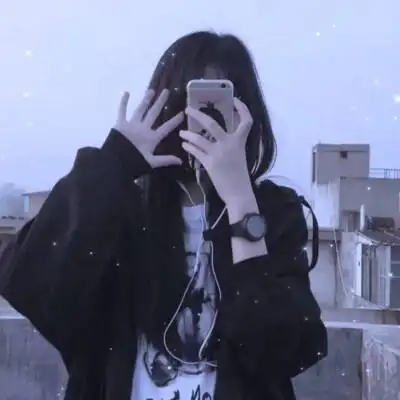 女生手机挡脸头像吖15(*^75^*)16