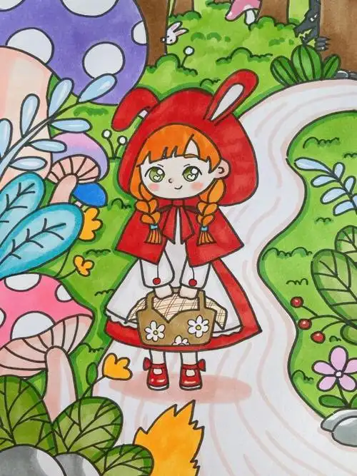 童话故事简笔画