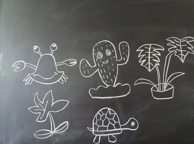 粉笔字简笔画day7