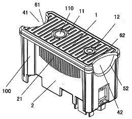 打印机墨盒,可**减小储墨腔的容积,对于拆装墨盒的结构件设计得更灵活