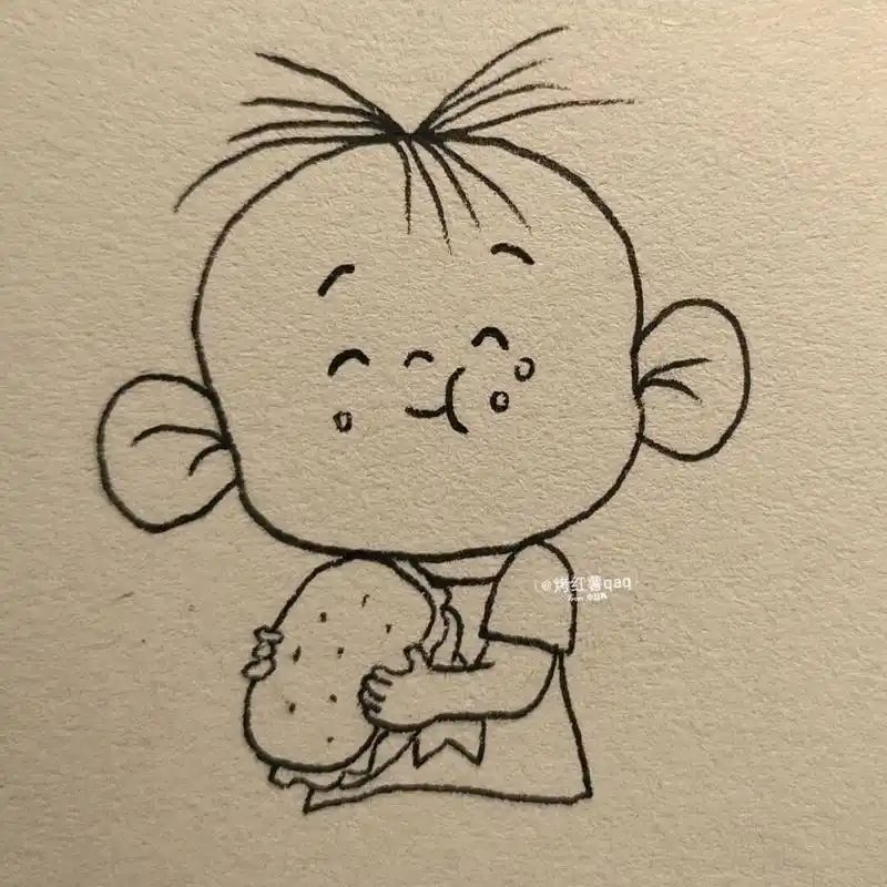 大耳朵图图简笔画教程~ #简笔画教程# #简笔画# #画个简笔画# #手绘